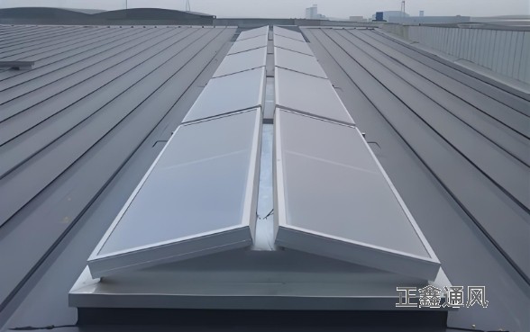 8型圓拱型電動采光天窗（側(cè)開式）化工廠車間適合安裝嗎